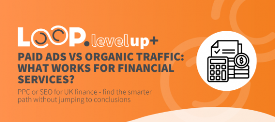 Paid ads vs organic traffic - featured post graphic